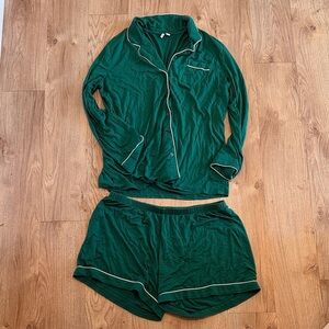 Nordstrom Emerald Green Women's Pajama Set